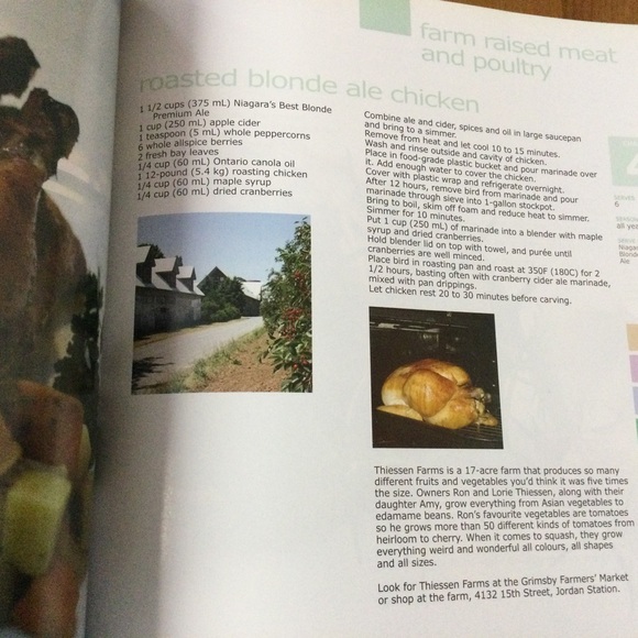 Niagara Cooks From Farm to Table Out of Print Lynn Ogryzlo - Picture 6 of 14